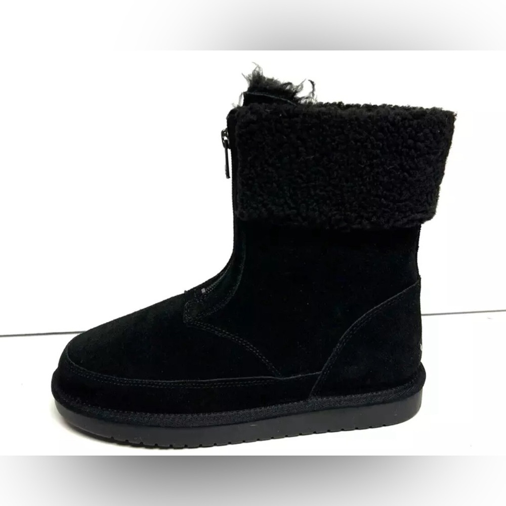 Koolaburra Girls Lytta Short Boot Black Size 4 M Big Kid